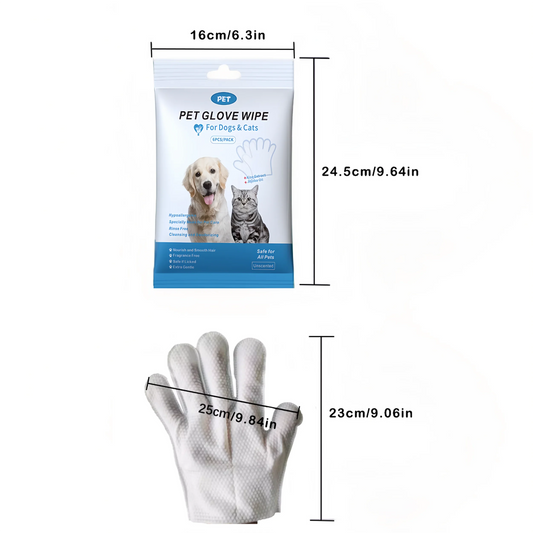 Gentle Pet Cleaning Wet Wipes - Disposable, 96 Count (4x24)
