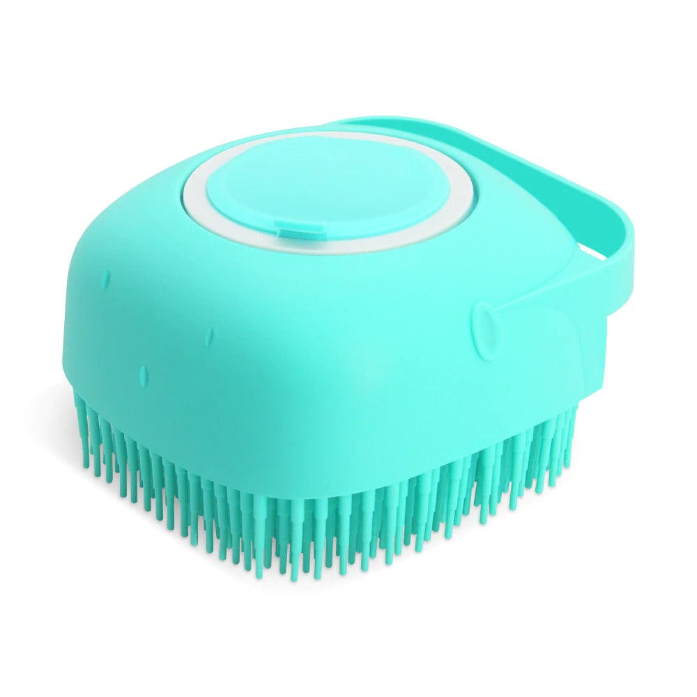 Pet Bath Brush - Soft Silicone Shampoo Massager for Grooming