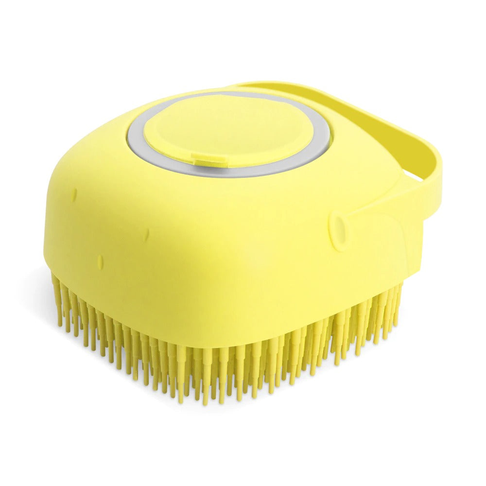 Pet Bath Brush - Soft Silicone Shampoo Massager for Grooming