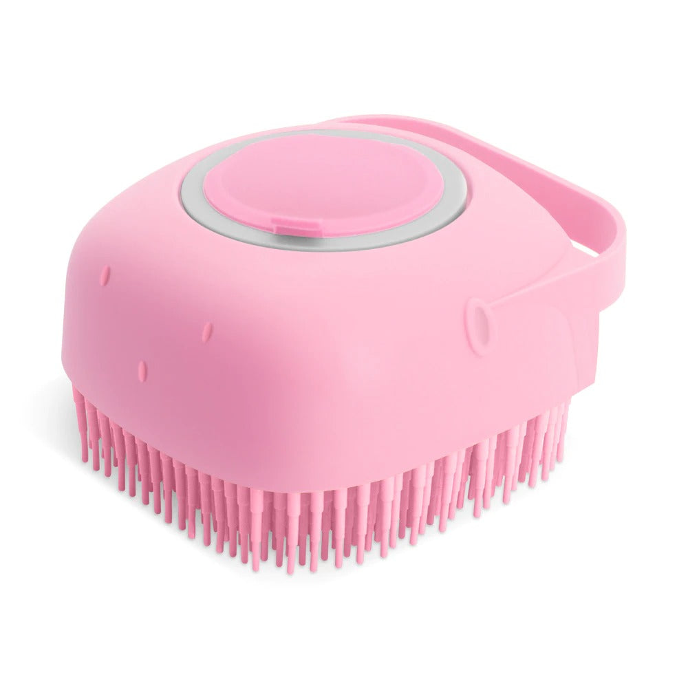 Pet Bath Brush - Soft Silicone Shampoo Massager for Grooming
