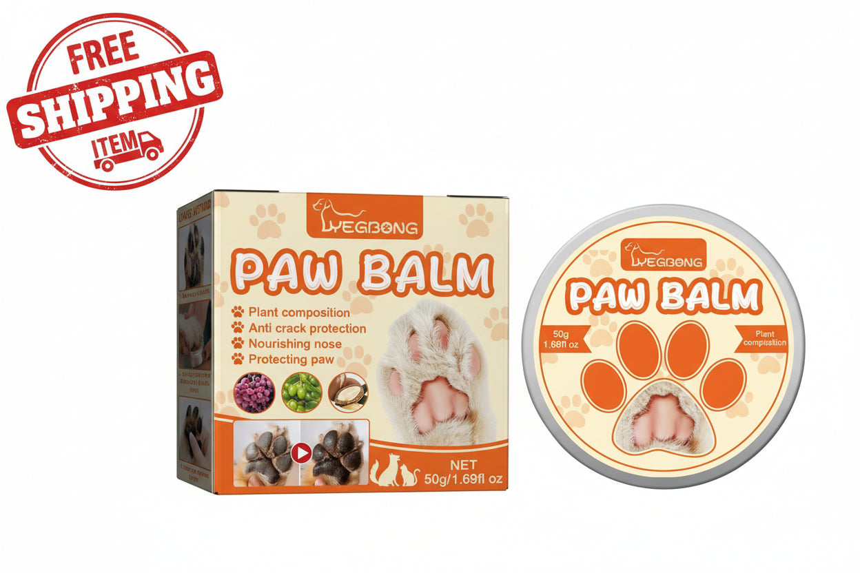 Pet Paw Balm - Moisturizing Cream for Dry & Cracked Paw Pads
