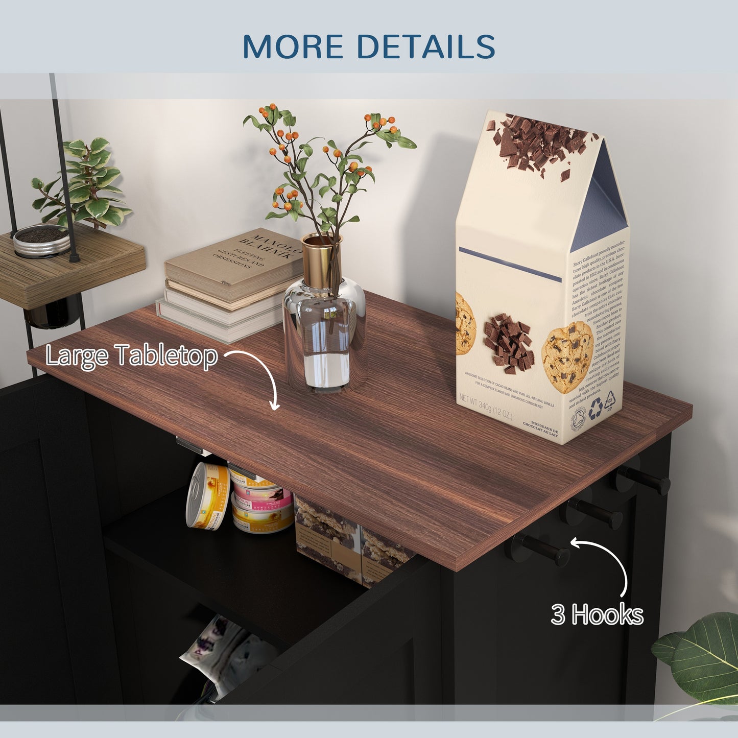 All-in-One Pet Feeding Station - Bowls, Storage & Elevated Stand