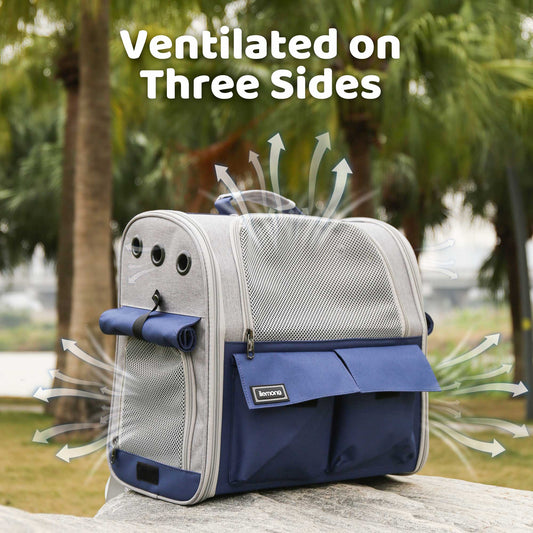 Foldable Soft Pet Carrier - Spacious for Dogs & Cats
