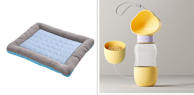 Ice Silk Pet Cooling Pad - Breathable Summer Mat for Pets