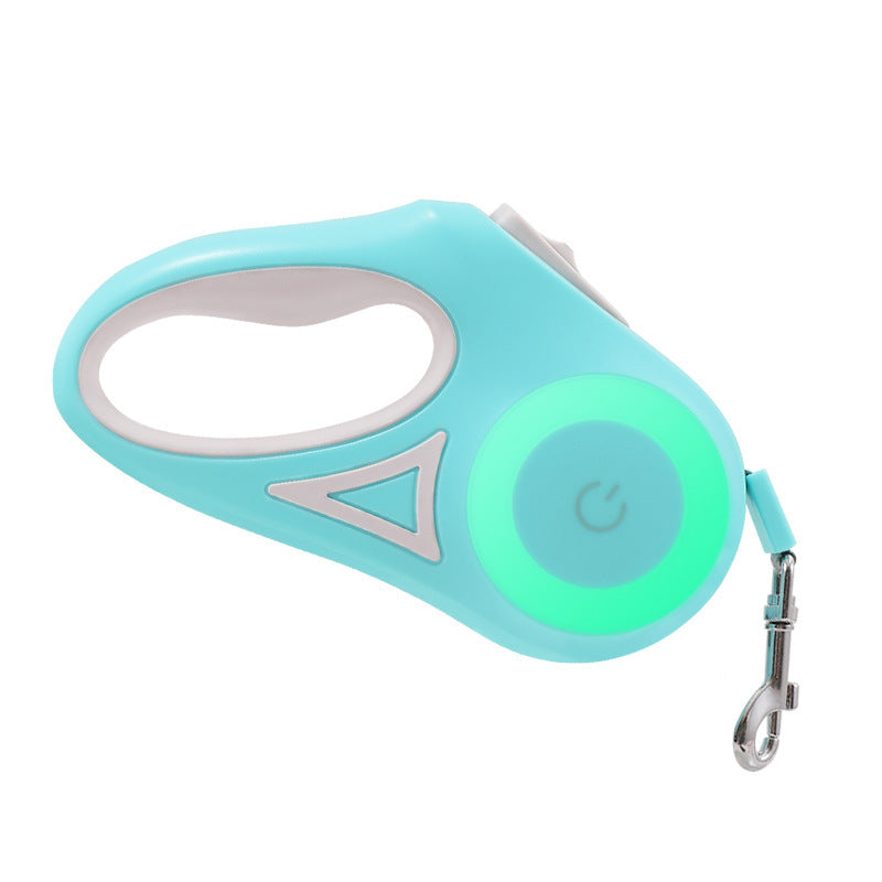 Retractable Dog Leash with LED Spotlight - Automatic Lock