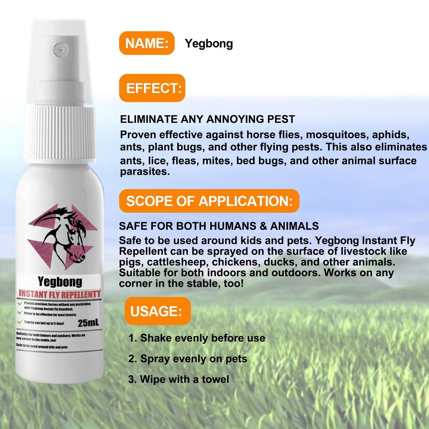 Pet Flea & Tick Spray - Deworming & Itch Relief for Cats & Dogs
