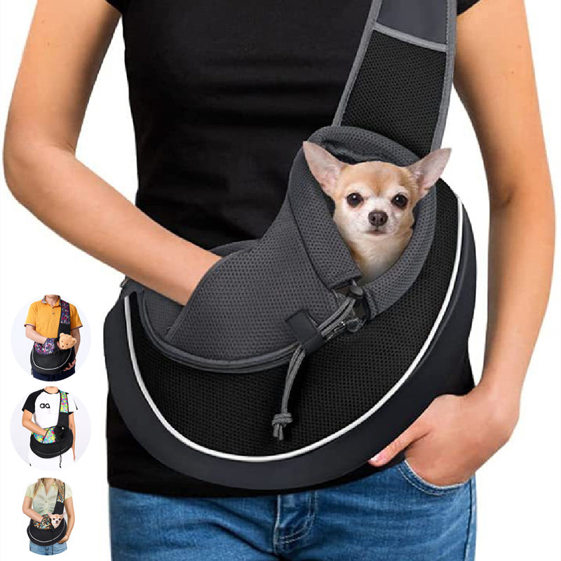 Portable Pet Carrier Crossbody Bag for Dogs & Cats - Outdoor