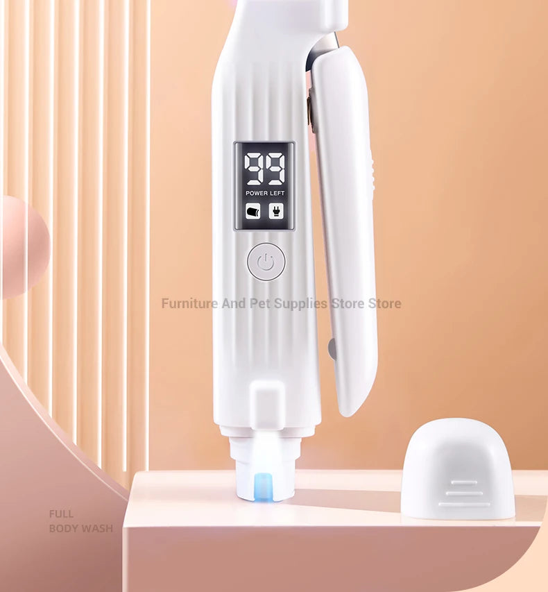 Electric Pet Nail Trimmer & Grinder with LED - For Dogs & Cats