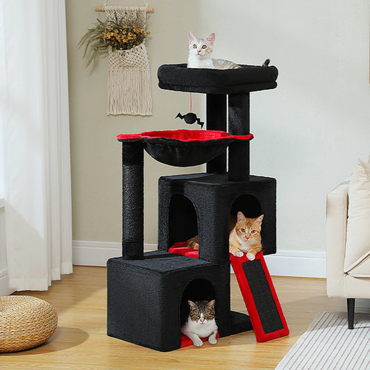 Large Multi-Level Cat Tree with Condos & Sisal Scratching Pads