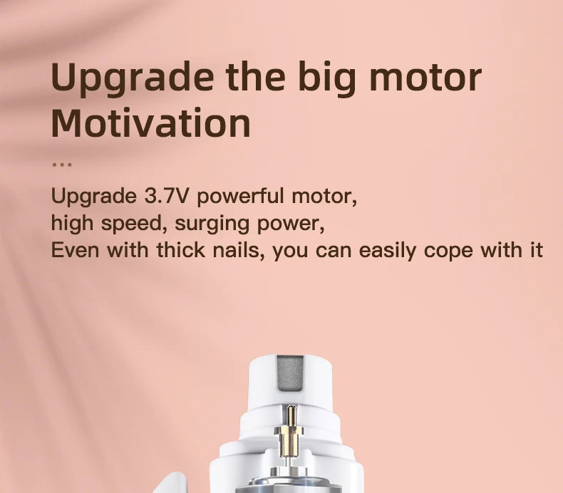 Electric Pet Nail Trimmer & Grinder with LED - For Dogs & Cats