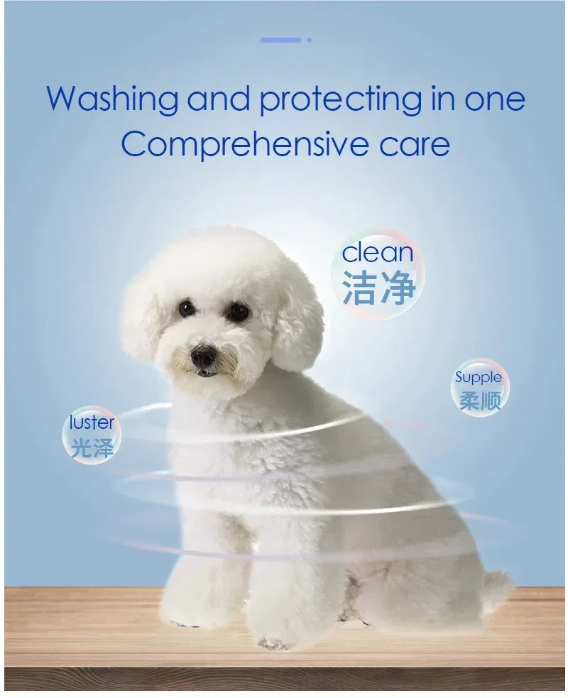 500ml Dog Shampoo - Anti-Mite Deodorant with Long-Lasting Scent