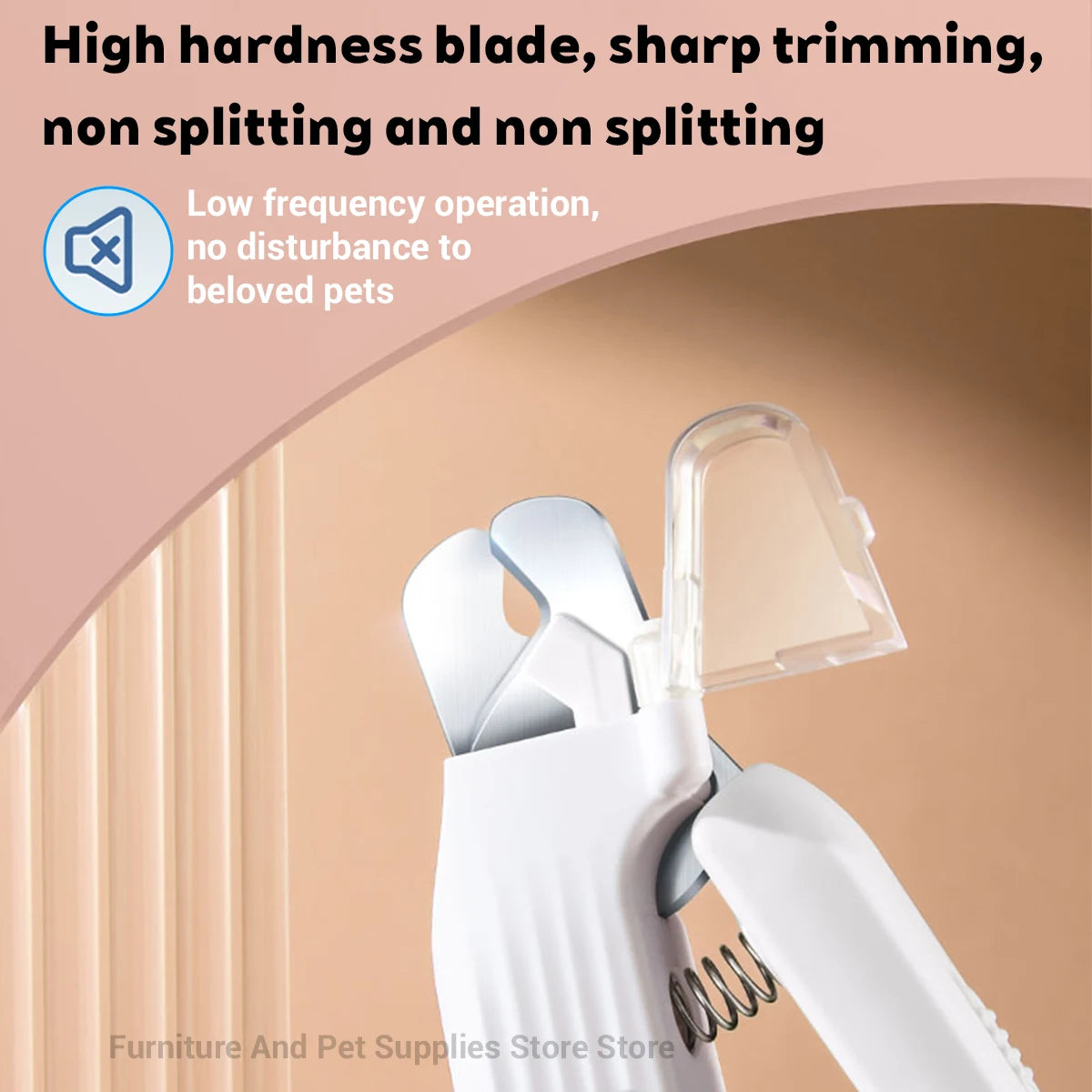 Electric Pet Nail Trimmer & Grinder with LED - For Dogs & Cats