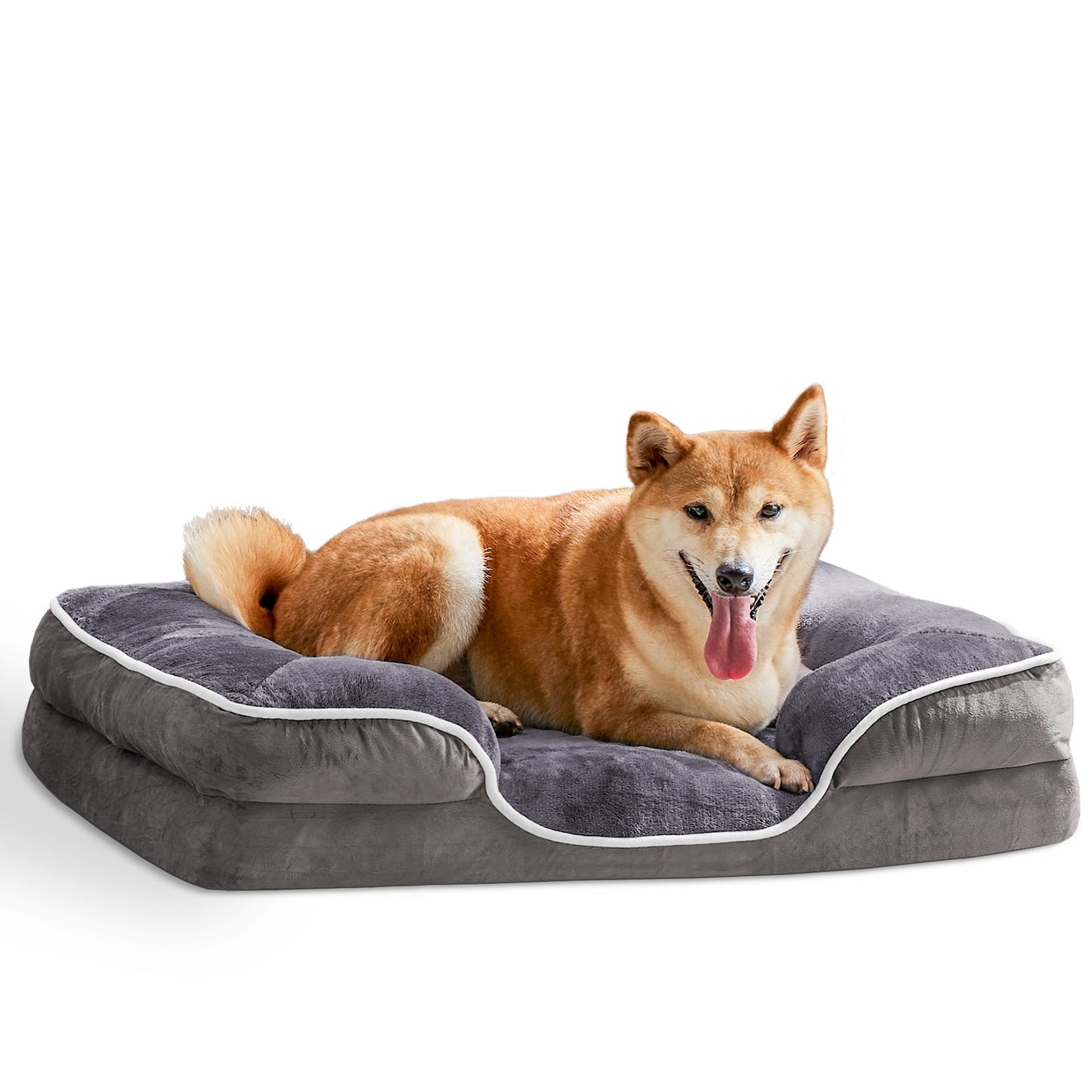 Orthopedic Memory Foam Pet Bed - Washable & Waterproof