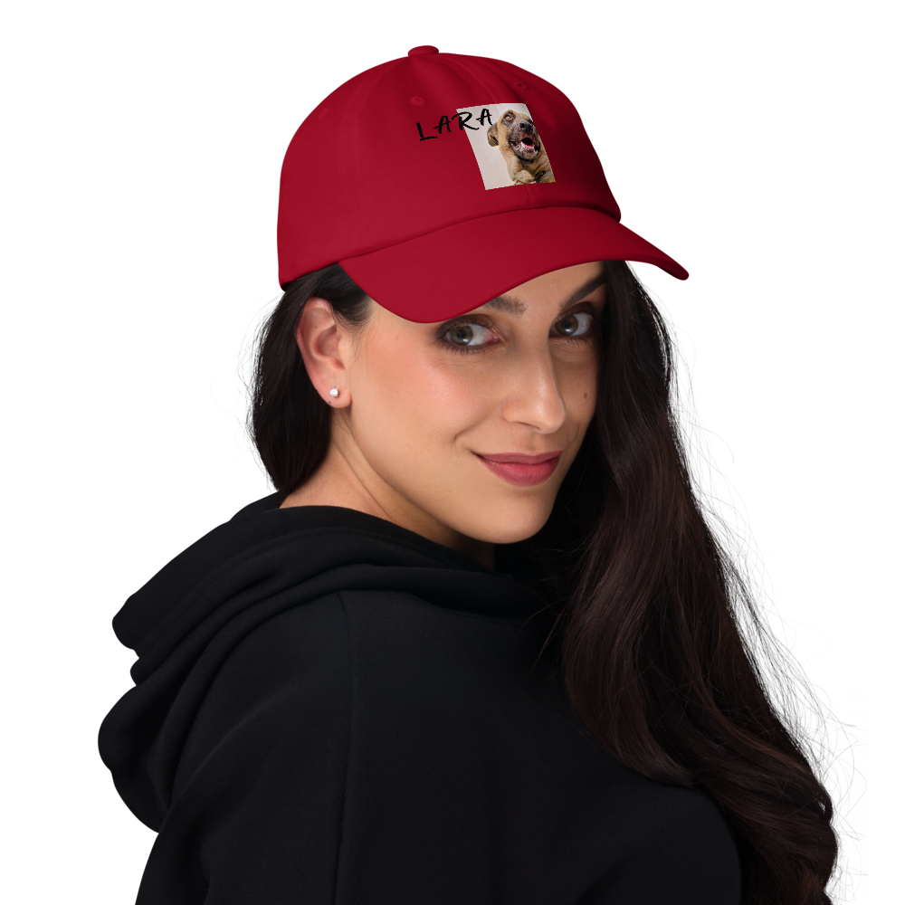 Custom Pet Photo Dad Hat - Personalized Embroidered Cap with Your Pet's Picture