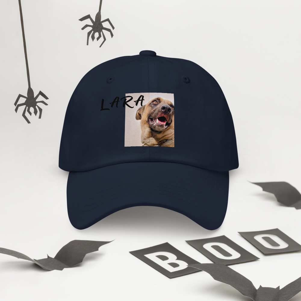 Custom Pet Photo Dad Hat - Personalized Embroidered Cap with Your Pet's Picture