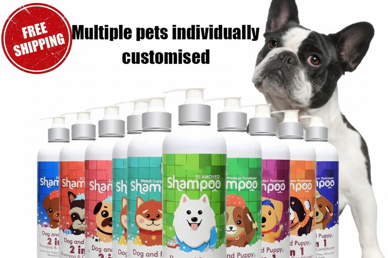 Dog Shower Gel with FREE SHIPPING stamp
