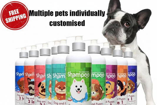 Dog Shower Gel with FREE SHIPPING stamp