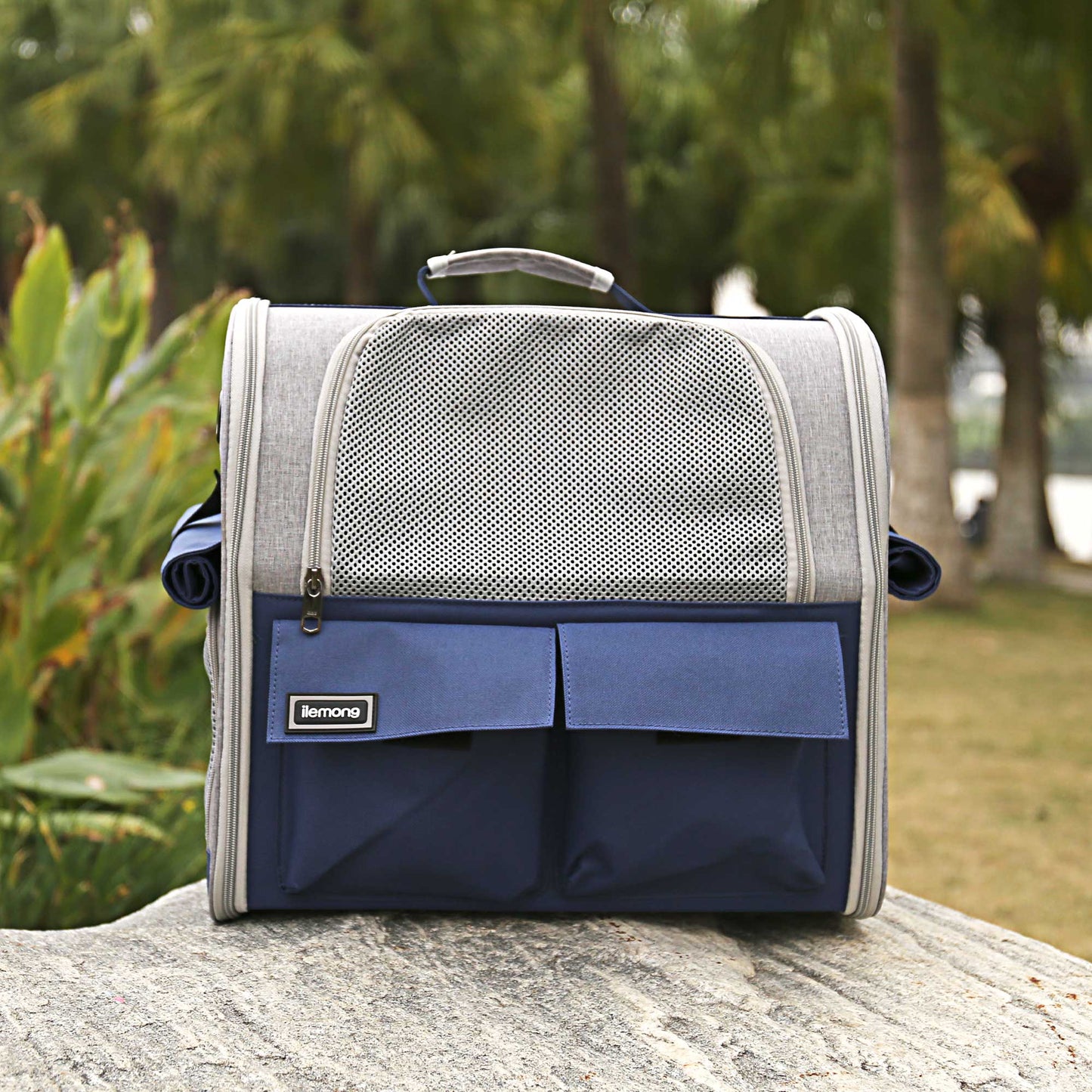 Foldable Soft Pet Carrier - Spacious for Dogs & Cats